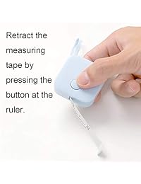 Rocutus   Cinta métrica retráctil y suave, 2 unidades