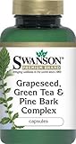 Swanson - Premium Grapeseed, Green Tea & Pine Bark Complex (60 Capsules) 2 Bottles