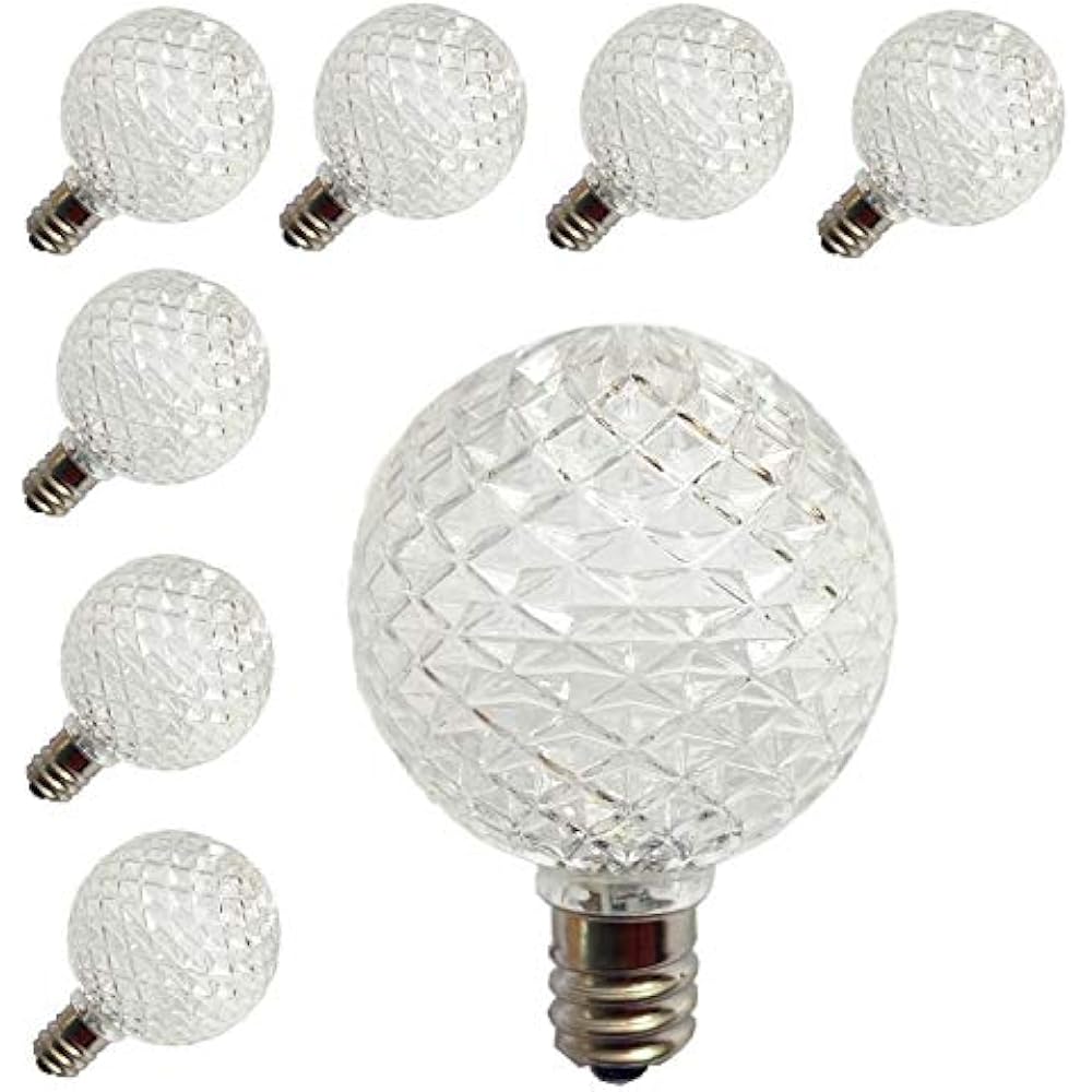 Pack String Lights 25 G40 Globe LED Replacement Bulbs Patio Outdoor