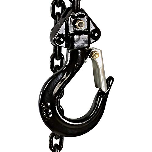 G Flaschenzug Kettenzug Seilwinde Hebelzug Manueller Kettenblockaufzug mit 1000 kg Kapazität 3 m Hubhöhe Schwerlasthaken… – Bild 8