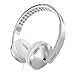 On Ear Headphones with Mic, Jelly Comb Foldable Corded Headphones Wired Headsets with Microphone, Volume Control for Cell Phone, Tablet, PC, Laptop, MP3/4, Video Game (Silver)