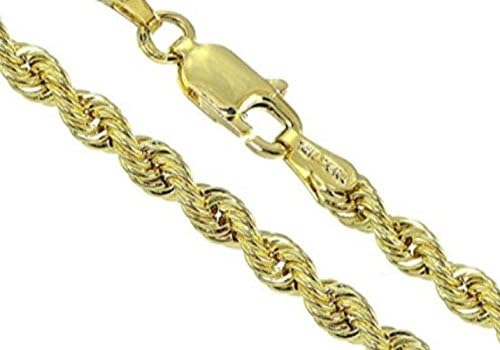 Certified Jewelry 14k Gold Filled Rope Anklet (9.5, 1.5 mm)