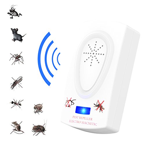 image for Pest Repeller With Night Light, Molie Ultrasonic Pest Repeller by Fini