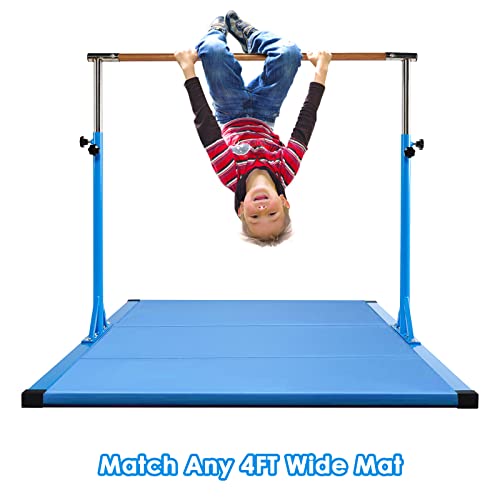 Dai&F Gymnastics Training Bar, Adjustable Height Kip Bars Gymnastics