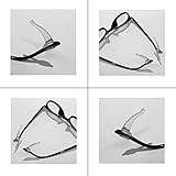 Keepons Superior Clear Prevent Eyeglass Slipping Anti Slip Anti Slide Eyewear Sunglasses Spectacles Glasses Temple Tips Sports Ear Hooks Sleeves Retainer (10 Pairs)