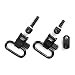 Uncle Mike's Quick Detachable Ruger Auto and Single Shot Carbines Sling Swivels (Nickel Plated, 1-Inch Loop) primary