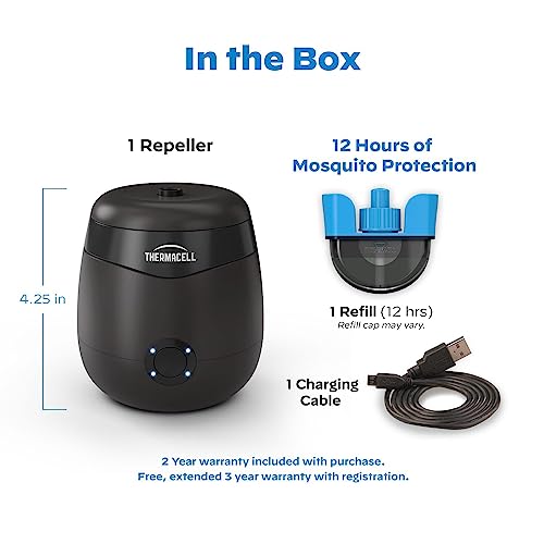 Thermacell E55 ESeries Rechargeable Mosquito Repeller with 20