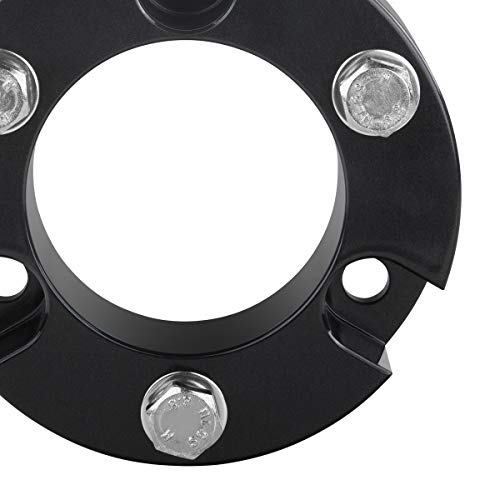 Supreme Suspensions - Front Leveling Kit for Toyota Tacoma 4Runner FJ Cruiser 3" Front Suspension Lift Aircraft Billet Strut Spacers 2WD 4WD (Black)