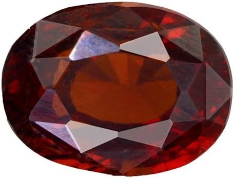 Getgemstones 3.8 Carat Gomed Stone Original Certified Oval Cut Pure Hessonite Garnet