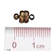 Beadthoven 100Sets 11x7mm Brass Bracelet Magnetic Clasps Antique Bronze Oval Round Magnet Clasp Connector for Jewelry Making Bracelets Accessory Supplies