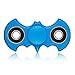 iSmalt Bat shape Fidget Spinner Toy Stress Reducer Perfect For ADD, ADHD, Anxiety, and Autism Adult Children (Blue)