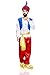 Adult Men Sultan Costume Emir Shah Rajah Little Mook Genie Arabian Nights Party (Medium/Large, Red/Blue/White)