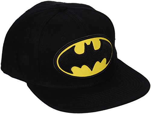 BIOWORLD Men's DC Comics Batman Logo Black Snapback Cap