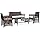 Tidyard 4-TLG.Garten-Lounge-Set Garten-Sofagarnitur ...