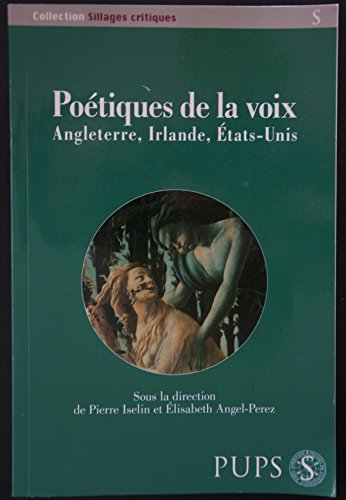 Poétiques de la voix
