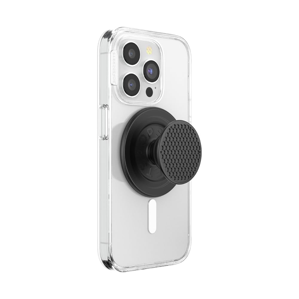 PopSockets Phone Grip for MagSafe with Kickstand, Magnetic Stand, Swappable Top, Secure Hold for iPhone MagSafe Cases, Phone & Tablet Grip - Aluminum Speakerbox Image PopSockets Phone Grip for MagSafe with Kickstand, Magnetic Stand, Swappable Top, Secure Hold for iPhone MagSafe Cases, Phone & Tablet Grip - Aluminum Speakerbox Image