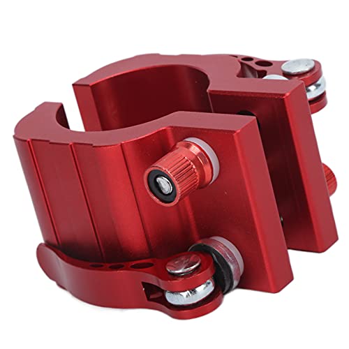 SPYMINNPOO Scooter Seatpost Clamp Lock, Scooter Vertical Rod Rugged Lock Fit for Zero 8X 10X 11X Electric Scooter Series (red)