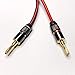 CNCESS CESS-004 Banana Plug to Female Speakon Speaker Adapter Cable 12AWG - 2 Pack (4mm Banana)