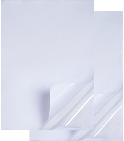 AIEX Double-Sided Adhesive Sheets – 18 Pack A4 Size, Strong Sticky Paper For Crafts, Card Making & DIY