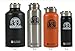 Smoky Mountain Growlers Insulated Stainless Steel All-in-one 64 oz Water Bottle, Thermos, and Wine or Beer Growler with Stainless Steel Lid