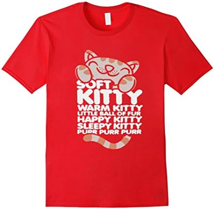 Men's soft kitty warm kitty shirt XL Red