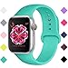 Bandx Sport Band for IWatch 38mm 42mm 40mm 44mm, Soft Silicone Replacement Bands for Smart Watch Series 5 4 3 2 1,Sport Edition (Teal Green, 38mm(40mm)-S/M)