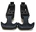 PESdiy 2 Packs T-Handle Hasp Rubber Flexible Draw Latch Non-Conductive Flexible Draw Latches for Cooler Golf Cart or Tool Box Concealed Boats Golf Cooler Door Rubber Tension Hood L T Handle Latch