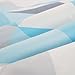 Vaulia Microfiber Duvet Cover Sets, Printed Diamond Pattern, Blue - Twin Size