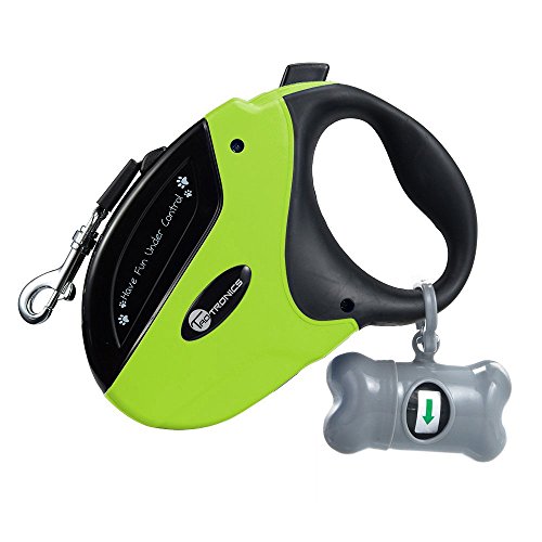 TaoTronics TTPA001G Retractable Dog Leash, Green, Large Pricepulse