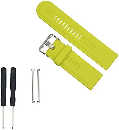 Pinhen Garmin Accessory Band Garmin Forerunner Replacement Band Genuine Leather Watch Strap Adjustbable Wrist Band for Garmin Forerunner 230 235 630