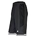 X31 Sports Mens Athletic Shorts with Zipper Pockets for Running, Basketball, Gym (Black, Medium)