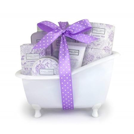 Duft: Lavendel, Lila und Weiß, in Geschenkverpackung, silberfarben, AVN
