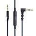KetDirect 1.2m(3.9ft) audio 3.5mm AUX Replacement Headphone/Headset Audio Cable with in-Line Remote Microphone Volume Control for Apple iphone Android Samsung