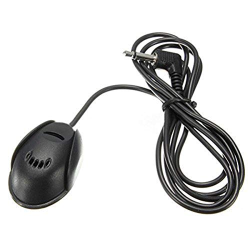 Portable 3.5mm Car External Microphone Mic with 3m Cable DVD Radio Laptop Stereo Player Plug and Play