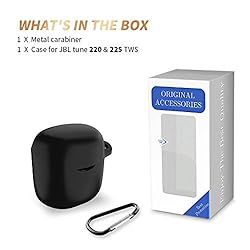 Case for JBL Tune 225/220TWS, WQNIDE Silicone Case