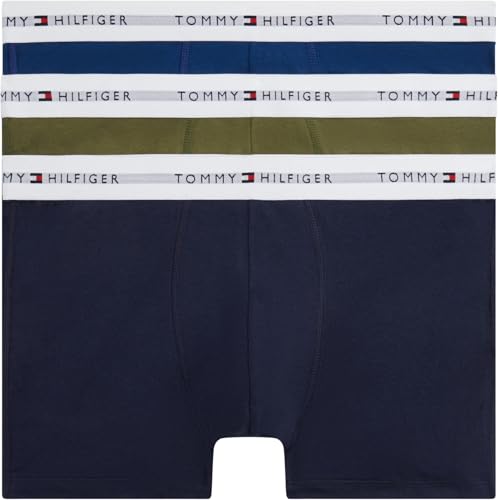 Trunk 3P UM03889 Short pour Homme, Bleu (Arm GRN/WDG Blu/Ptch Blu), L