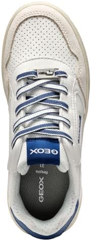 J WASHIBA Boy D - Scarpe da Ginnastica Bambino, White/Navy,