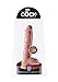 Pipedream King Cock Plus Dual Density Cock Dildo with Balls, Flesh, 10