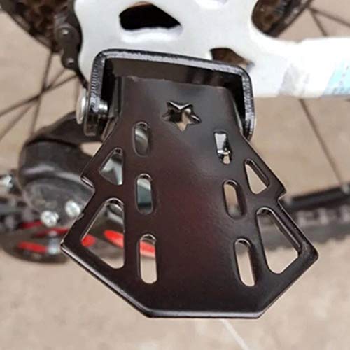Foot Rest 1 Pair Peg Safety Cycling Rear Back Seat Folding Board Mountain Bikes Manganese Steel Accessories Outdoor Multifunctional Plates - Thumbnail 3