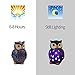 ASTRAEUS Animal Light Owl Decor Solar Led Owl Light for Park/Patio/Deck/Yard/Home/Pathway Light Purple