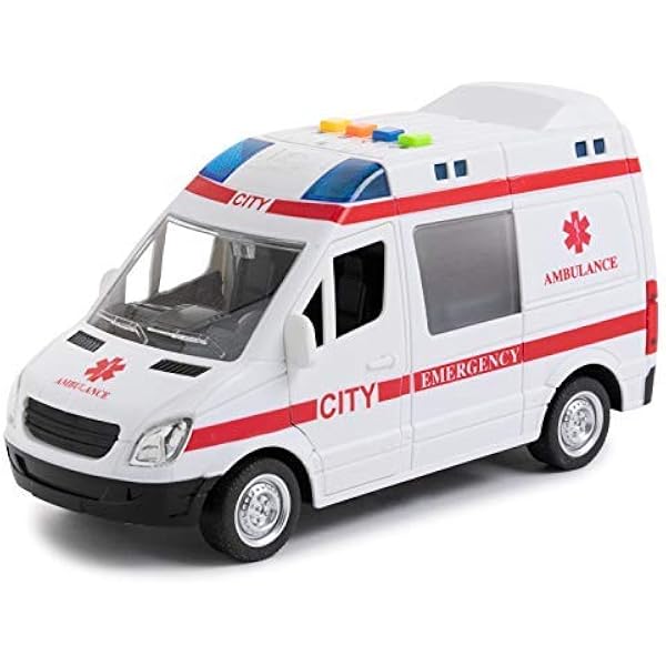 diecast ambulance with working lights