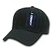 DECKY Fitted Cap, Black, 7 3/8