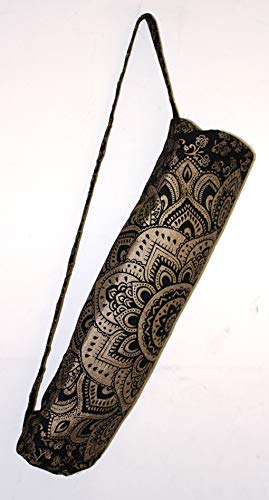 Buddha4all-Mandala-Full-Zip-Exercise-Yoga-Mat-Carry-Bag-Gym-Beach-Lightweight-Carrier-Bags-Hippie-Indian-Cotton-Bag-Adjustable-Shoulder-Strap-Mat-NOT-Included