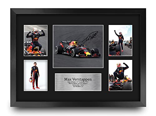 Max Verstappen A3 Framed