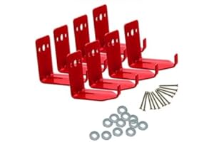 8 Pack of Fire Extinguisher Mount, Wall Hook, Fire Extinguisher Bracket up to 20 lbs Extinguishers, Suitable for Big and Smal