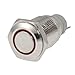 uxcell® RED Led Light 16mm 12V Stainless Steel Momentary Push Button Switch