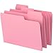 Smead SuperTab® File Folder, Oversized 1/3-Cut Tab, Letter Size, Pink, 6 Per Pack (11820)