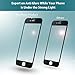 Klearlook [Fingerprint Killer] Matte Finish 9H Tempered Glass Screen Protector and Matte Back Flim for Apple iPhone 7 Plus, Black Frame 5.5 Inch (1+1 Pack)