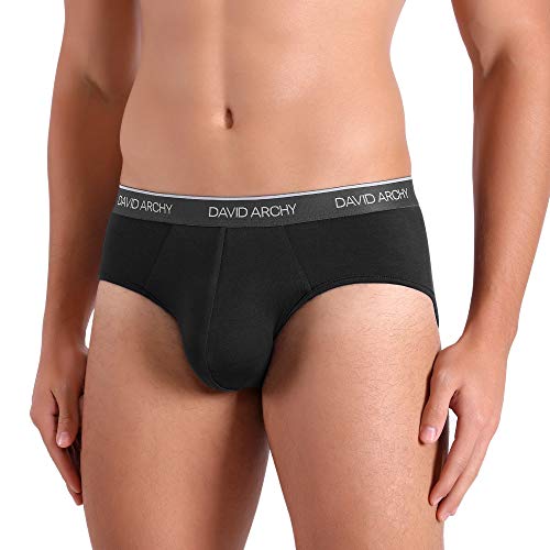 DAVID ARCHY Men's Underwear Bamboo Rayon Breathable Ultra Soft Comfort