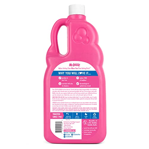 Mr. Bubble Original Bubble Bath Hypoallergenic, Tear Free Bubble Bath